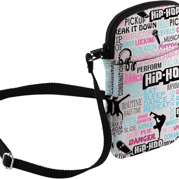 Durable Dance Teacher Appreciation Crossbody Bag with Fun Quotes and Prints - Picture 6 of 7